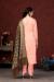 Picture of Excellent Silk Light Pink Straight Cut Salwar Kameez