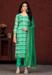 Picture of Medium Aqua Marine Straight Cut Salwar Kameez