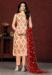 Picture of Superb Chiffon Tan Straight Cut Salwar Kameez