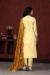 Picture of Chiffon Light Yellow Straight Cut Salwar Kameez