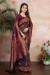 Picture of Resplendent Silk Fire Brick Saree