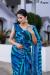 Picture of Grand Georgette Teal Saree