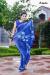 Picture of Classy Georgette Medium Blue Saree