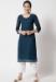 Picture of Pleasing Georgette Medium Blue Kurtis & Tunic