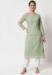 Picture of Fine Georgette Dark Sea Green Kurtis & Tunic