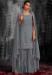 Picture of Pleasing Georgette Slate Grey Readymade Salwar Kameez