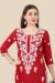 Picture of Lovely Silk Fire Brick Kurtis & Tunic