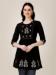 Picture of Grand Rayon Black Kurtis & Tunic