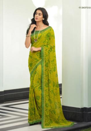 Picture of Taking Georgette Golden Rod Saree