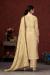 Picture of Silk Pale Golden Rod Straight Cut Salwar Kameez