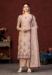 Picture of Beauteous Silk Rosy Brown Straight Cut Salwar Kameez