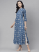 Picture of Sightly Cotton Steel Blue Kurtis & Tunic