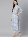 Picture of Cotton Light Steel Blue Readymade Salwar Kameez