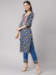 Picture of Cotton Dark Slate Blue Readymade Salwar Kameez