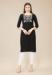 Picture of Exquisite Chiffon Black Kurtis & Tunic