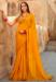 Picture of Appealing Chiffon & Georgette Orange Saree