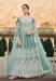 Picture of Nice Net Cadet Blue Anarkali Salwar Kameez