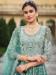 Picture of Nice Net Cadet Blue Anarkali Salwar Kameez