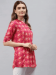 Picture of Graceful Rayon Fire Brick Kurtis & Tunic