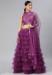 Picture of Fine Net Fuchsia Lehenga Choli