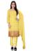 Picture of Amazing Cotton Khaki Straight Cut Salwar Kameez