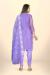 Picture of Sightly Organza Purple Straight Cut Salwar Kameez