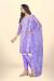 Picture of Sightly Organza Purple Straight Cut Salwar Kameez