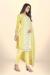 Picture of Admirable Organza Khaki Straight Cut Salwar Kameez