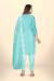 Picture of Organza Light Blue Straight Cut Salwar Kameez