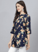 Picture of Sublime Rayon Navy Blue Kurtis & Tunic