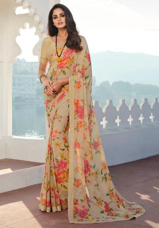 Picture of Appealing Georgette Tan Saree