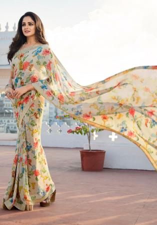 Picture of Admirable Georgette Tan Saree