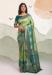 Picture of Resplendent Silk Dark Olive Green Saree