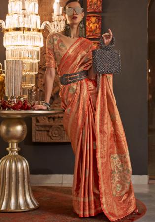 Picture of Ideal Silk Coral Saree