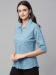 Picture of Appealing Cotton Light Steel Blue Kurtis & Tunic