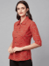 Picture of Radiant Cotton Fire Brick Kurtis & Tunic