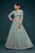 Picture of Comely Net Light Slate Grey Lehenga Choli