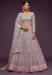 Picture of Resplendent Net Dark Grey Lehenga Choli