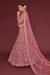 Picture of Well Formed Net Rosy Brown Lehenga Choli