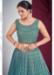 Picture of Magnificent Georgette Cadet Blue Lehenga Choli