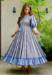 Picture of Cotton & Silk Light Steel Blue Kurtis And Tunic