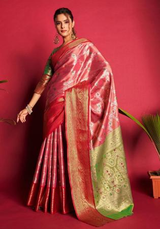 Picture of Graceful Silk Light Coral Saree