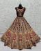 Picture of Stunning Georgette Maroon Lehenga Choli