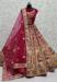 Picture of Fascinating Georgette Rosy Brown Lehenga Choli