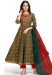 Picture of Cotton Dark Olive Green Readymade Salwar Kameez