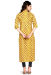 Picture of Nice Cotton Yellow Kurtis & Tunic