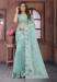 Picture of Exquisite Net Dark Sea Green Saree