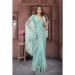 Picture of Exquisite Net Dark Sea Green Saree