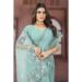 Picture of Exquisite Net Dark Sea Green Saree