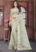 Picture of Pleasing Net Dark Sea Green Saree